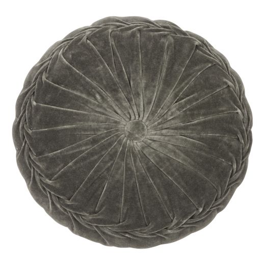 Kanan Velvet kussen groen dia40x10cm 