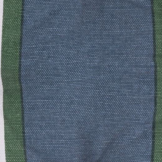 Printed Stripes Chair Cushion blue green 40x40cm+5cm 