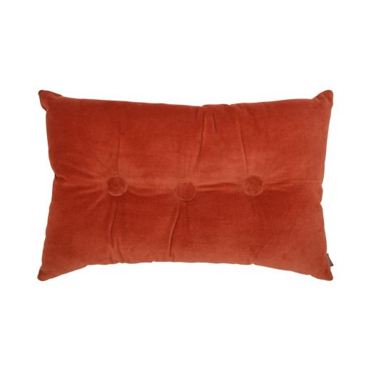 3 Buttons Kissen Orange 40x60cm 