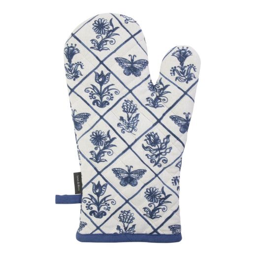 Delfts blau Ofenhandschuh 18x33cm 