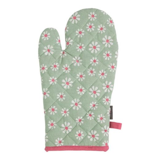 Daisy Flowers Ovenwant groen 18x33cm 