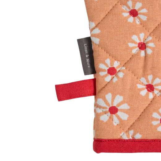 Daisy Flowers Ovenwant oranje 18x33cm 