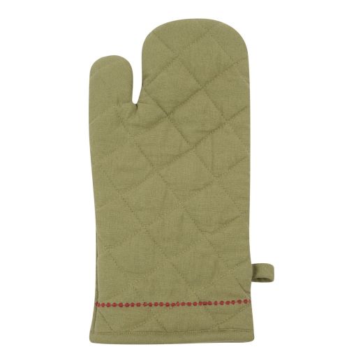 Gina Ofenhandschuh Grün 18x33cm 
