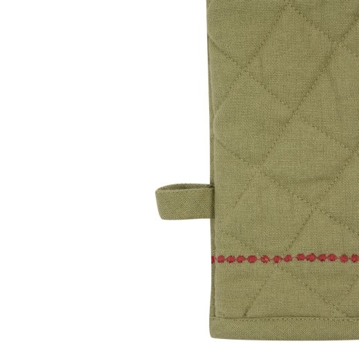 Gina Ofenhandschuh Grün 18x33cm 