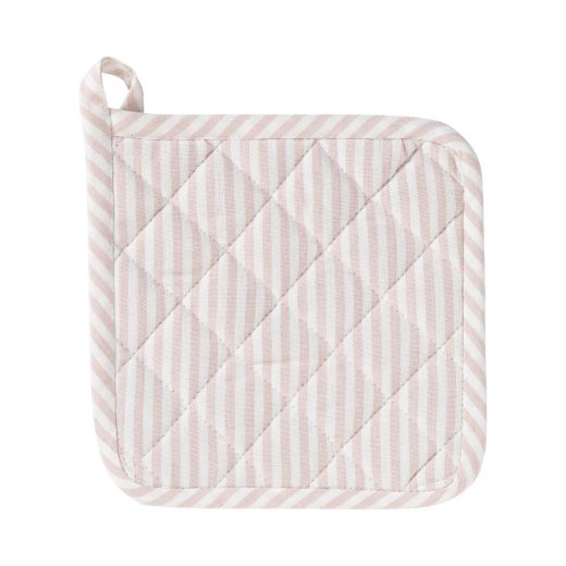Medium Fine Stripe Manique rose tendre 20x20cm 