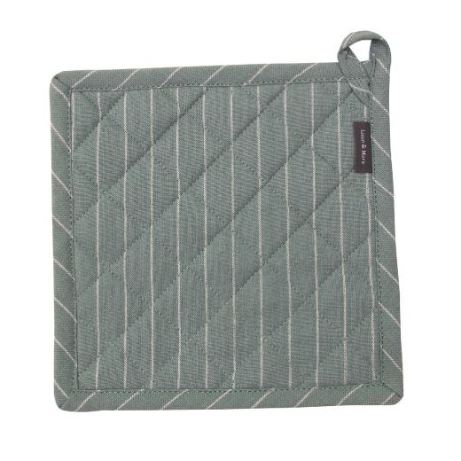 Pinstripe Manique vert bleu 20x20cm 