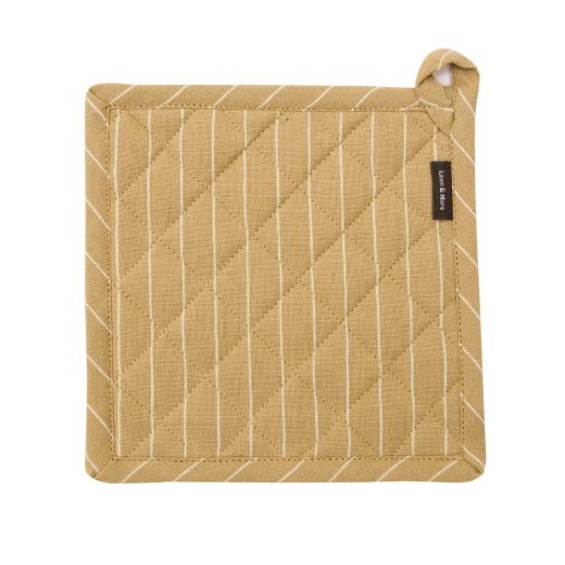 Pinstripe Manique jaune 20x20cm 