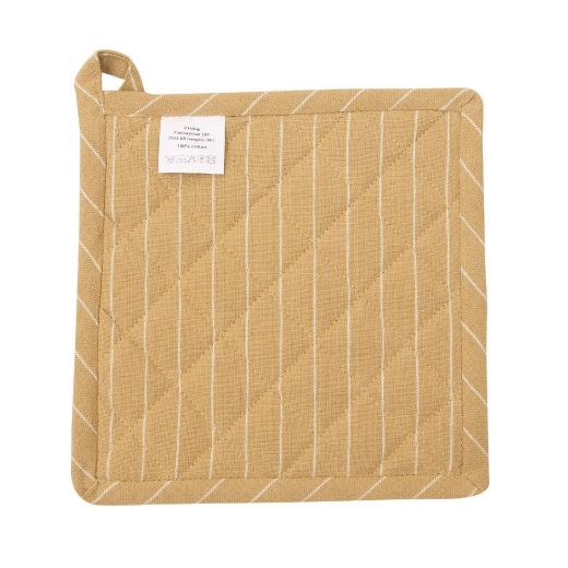 Pinstripe Manique jaune 20x20cm 