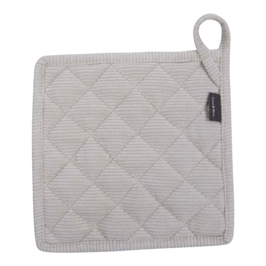 Corduroy manique beige 20x20cm