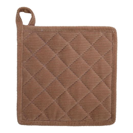 Corduroy manique brun  20x20cm