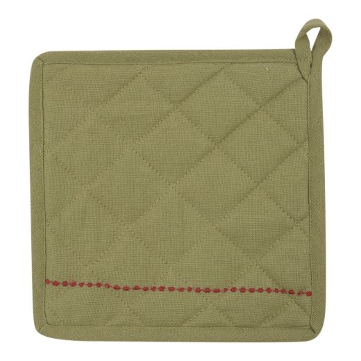 Gina Topflappen Grün rund 20cm 