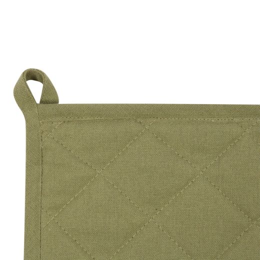 Gina Topflappen Grün rund 20cm 