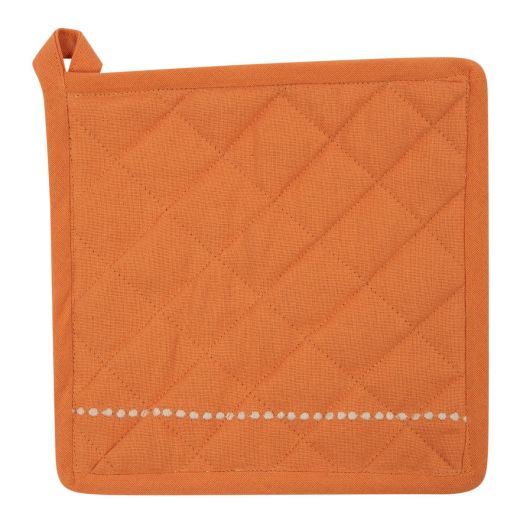 Gina Topflappen Orange rund 20cm 