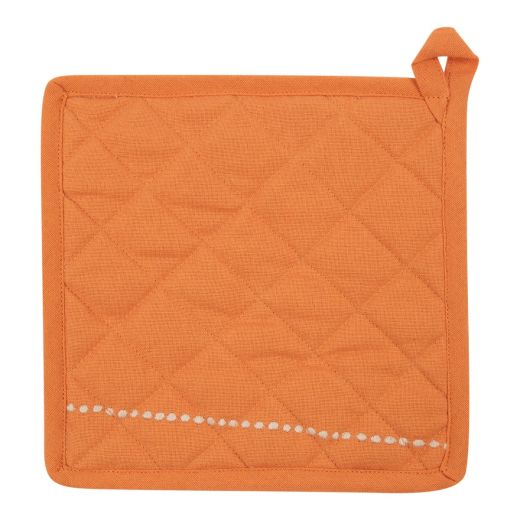 Gina Topflappen Orange rund 20cm 
