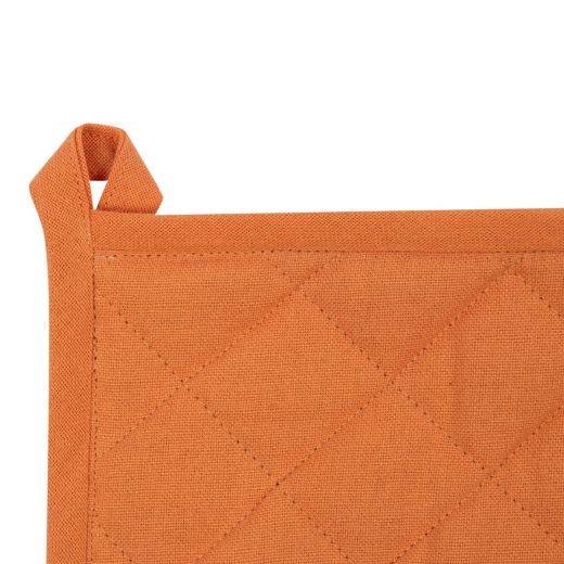 Gina Topflappen Orange rund 20cm 