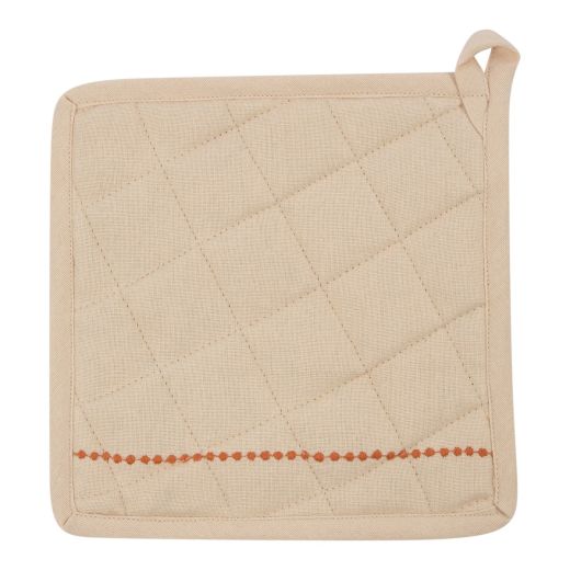 Gina Topflappen Beige rund 20cm 