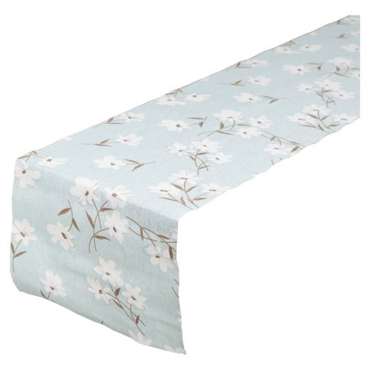 Fleur Tafelband blauw 30cmx3mtr (rolled) (20 in box)