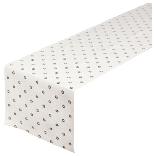 Little Tafelband fleur bruin 30cmx3mtr (rolled) (20 in box)