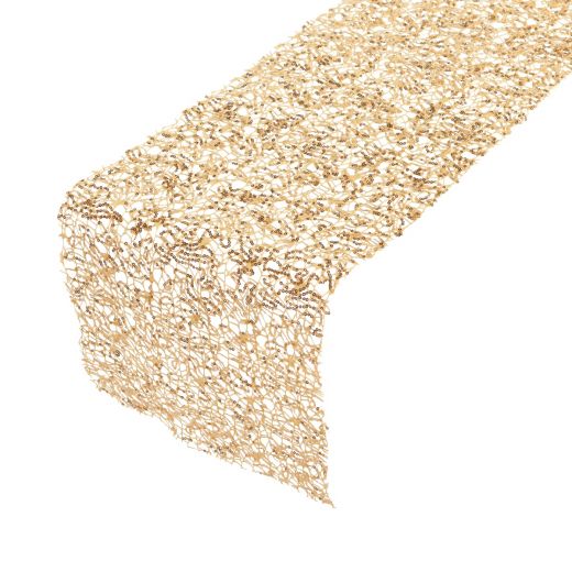 Sparkling Tafelband goud 30cmx2,5mtr (rolled) (20 in box)