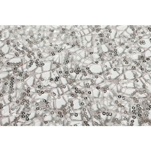 Sparkling Tafelband zilver 30cmx2,5mtr (rolled) (20 in box)