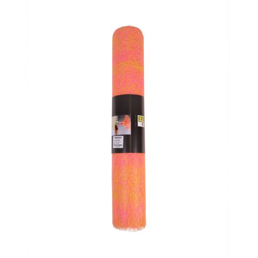 Decoweb Fancy Tableribbon geel/roze 60cmx25mtr 