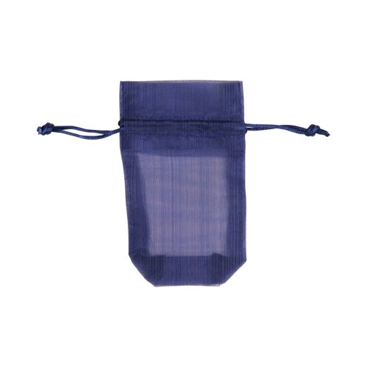 S Chiffon Verpackungsbeutel blauw, 8x14cm