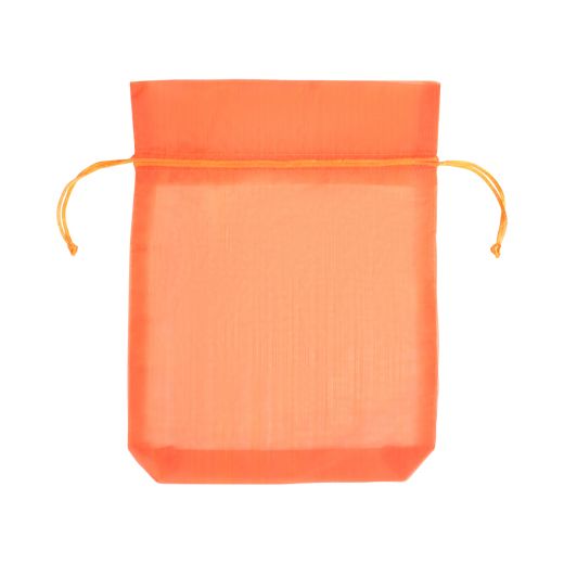 Xl Chiffon Decobag oranje, 20x26cm