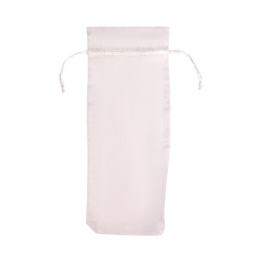 L Chiffon Decobag white, 16x40cm