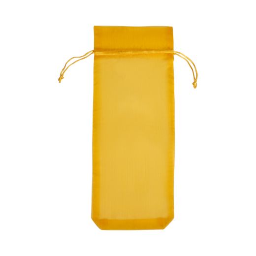 L Chiffon Decobag yellow, 16x40cm