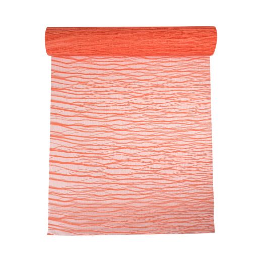Wave Tafelband oranje 53cmx9,1mtr (rolled) 