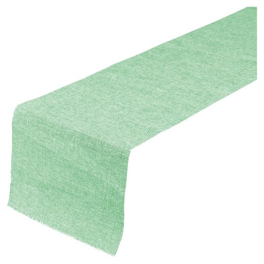 Jute Linen Tafelband groen 30cmx3mtr (box of 12) 