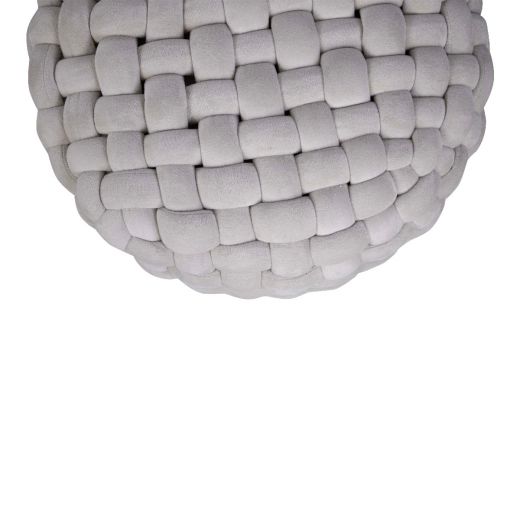 hocker weave grau 58x58x39cm