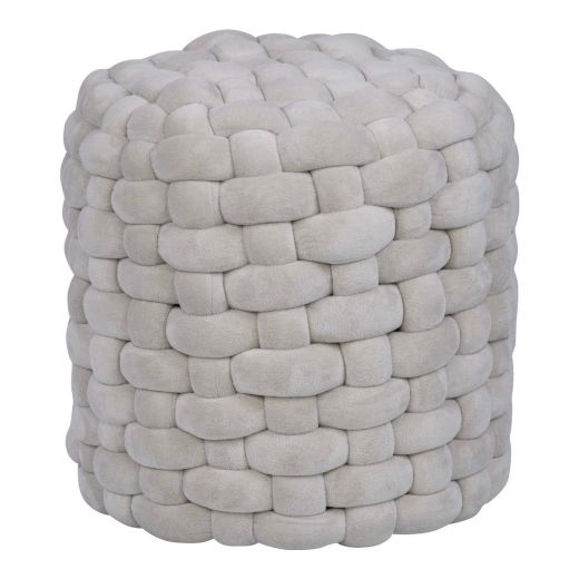 hocker weave grau 41x41x40cm