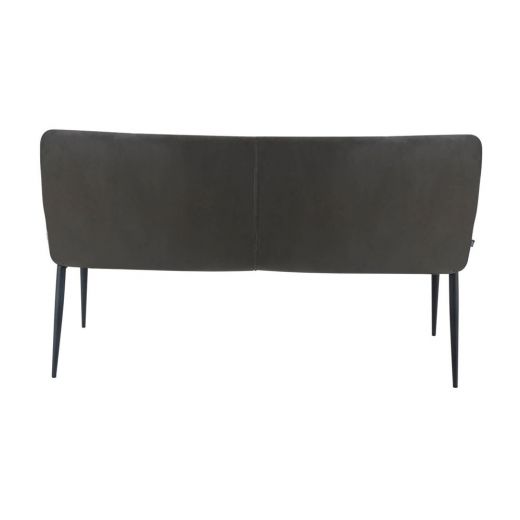 Dining room bench 150 cm Velvet velvet and bouclé rose - velvet gray