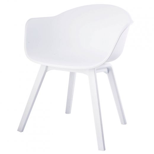 Garden chairs Plastic  Romeo - White