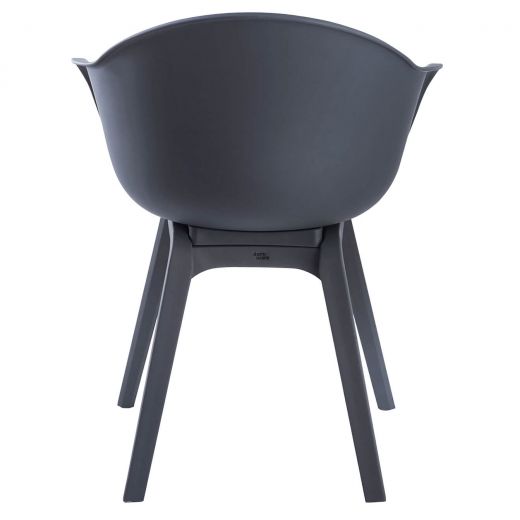 Garden chairs Plastic  Romeo - Dark gray