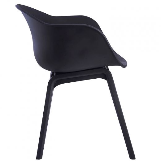 Garden chairs Plastic  Romeo - Black