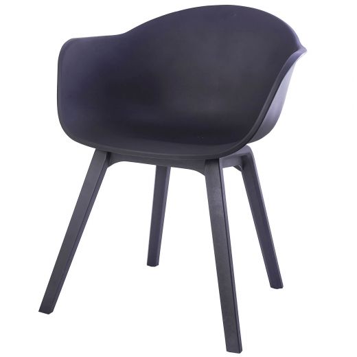 Garden chairs Plastic  Romeo - Black