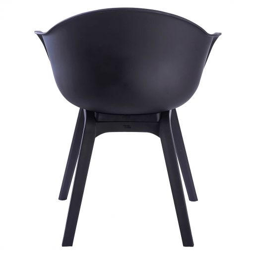 Garden chairs Plastic  Romeo - Black