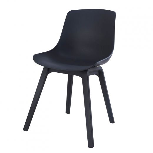 Garden chair Elegant plastic  Juliet - Dark gray