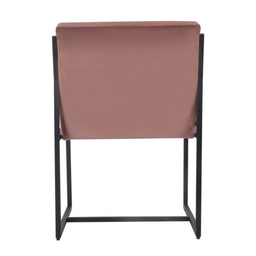 Dining room chair Design chair Velvet Tony - Velvet Pink