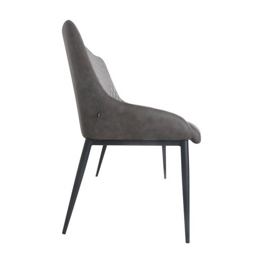Dining room bench 150 cm Artificial leather Rose - Stone