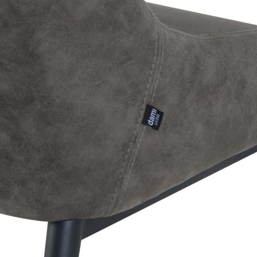 Dining room bench 150 cm Artificial leather Rose - Stone
