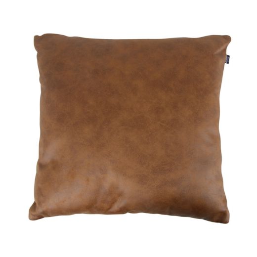 Ornamental cushion Cushy Living room Bedroom Square 45x45cm - Cognac