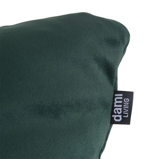 Ornamental cushion Cushy Living room Bedroom Square 45x45cm - Velvet dark green