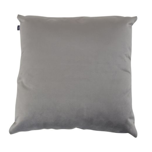 Ornamental pillow Cushy Living room Bedroom Square 45x45cm - Velvet light gray