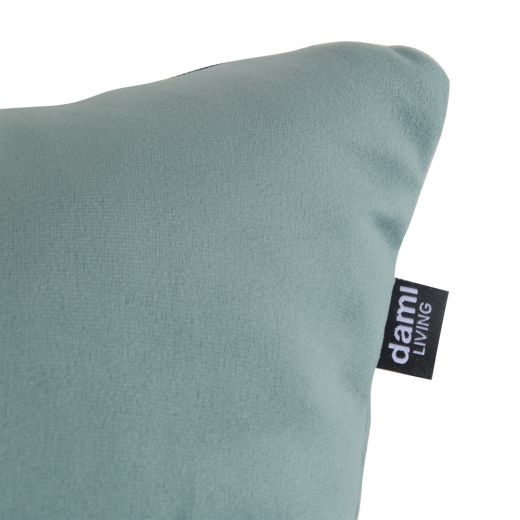 Ornamental cushion Cushy Living room Bedroom Square 45x45cm - Velvet Mintgroen