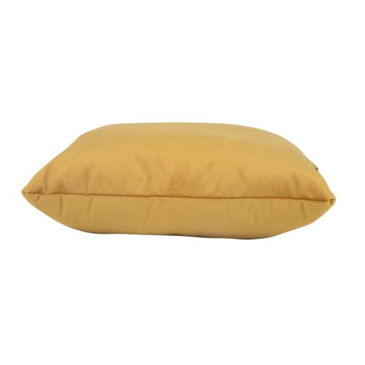 Ornamental cushion Cushy Living room Bedroom Square 45x45cm - Velvet ocher yellow