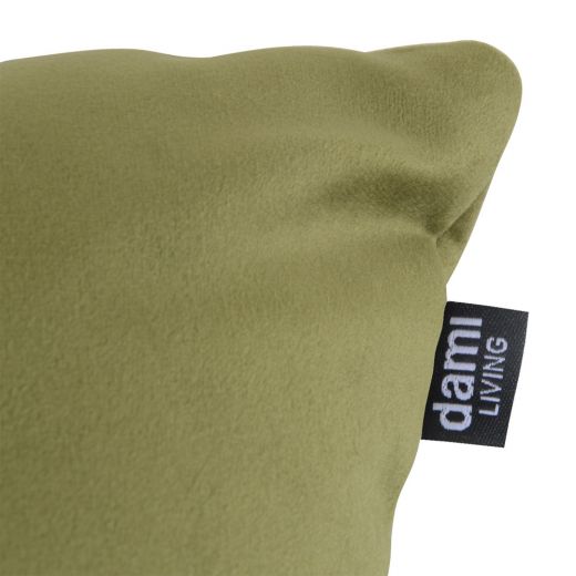 Ornamental cushion Cushy Living room Bedroom Square 45x45cm - Velvet Olive green