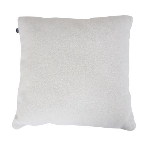 Ornamental cushion Cushy Living room Bedroom Square 45x45cm - Teddy fabric white